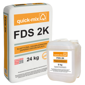 Еластичний гіроізоляційний шлам Quick-mix FDS 2K